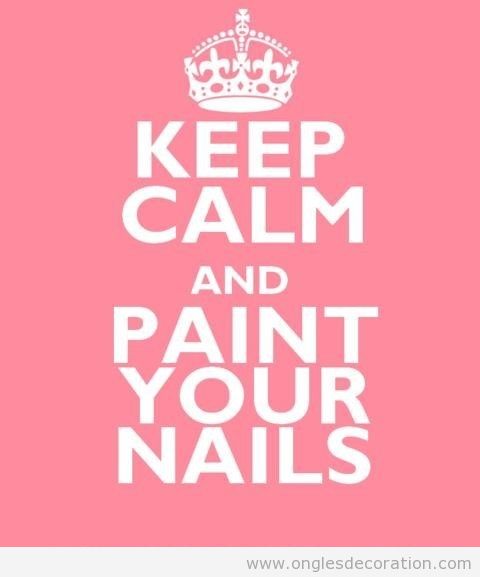 Keep Calm and paint your nails