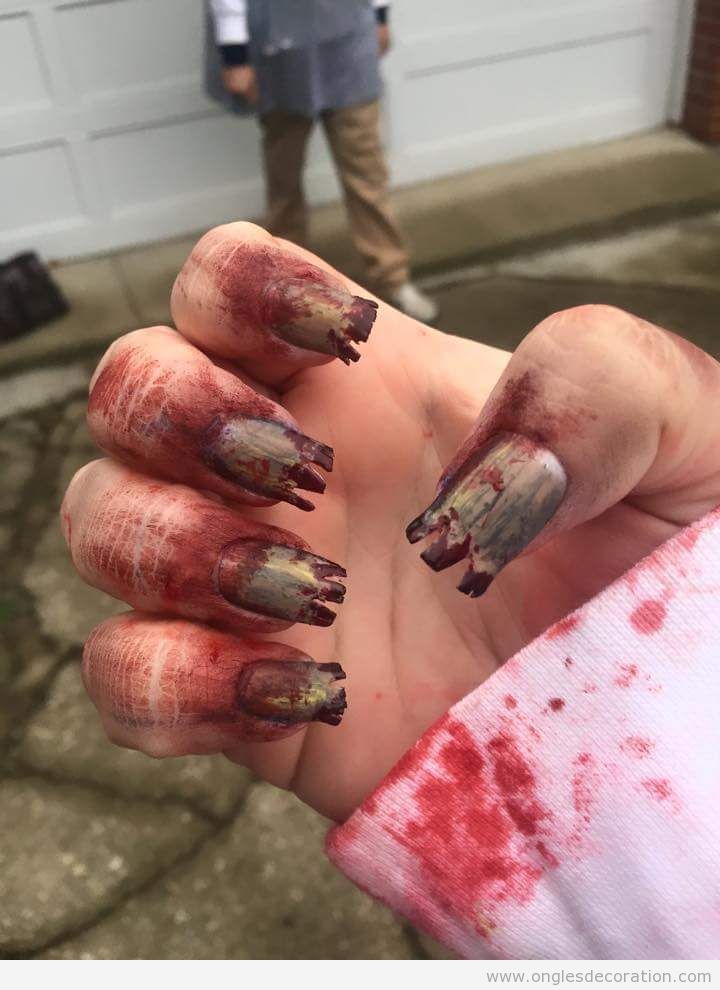 Dessin ongles  zombiewalk