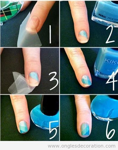 Tuto déco ongles simple à rayures